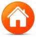 Home icon orange round button